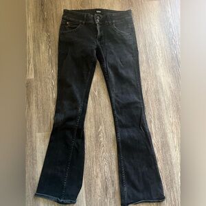 Woman’s Black Hudson jeans. Size 30. Like new